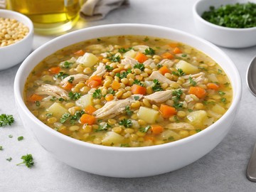 Гороховый суп с курицей