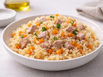 Рис со свининой