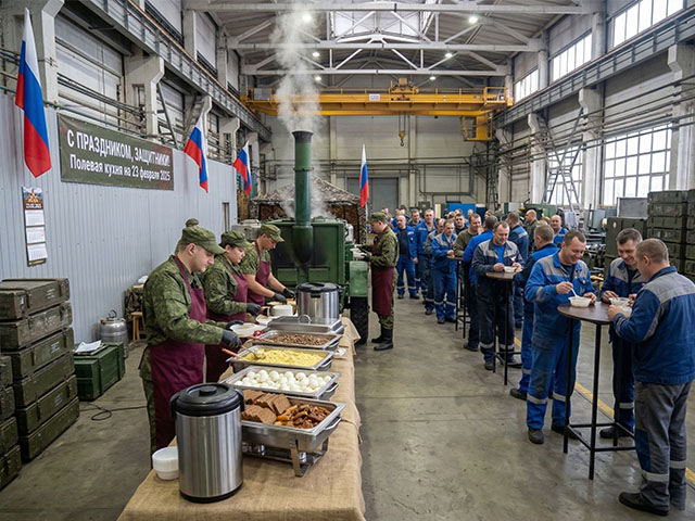 Армейский завтрак на 23 февраля 2025 — кейтеринг для мужского коллектива