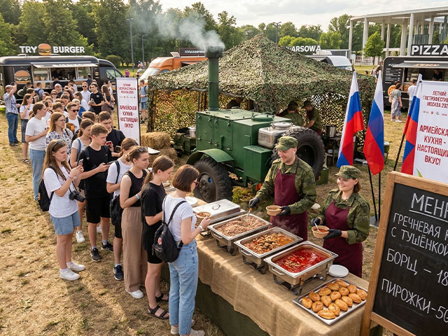 Выездное питание на летний фестиваль еды в Москве
